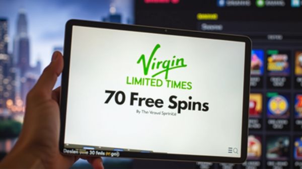 Claim 70 free spins with virgin games promo code this March